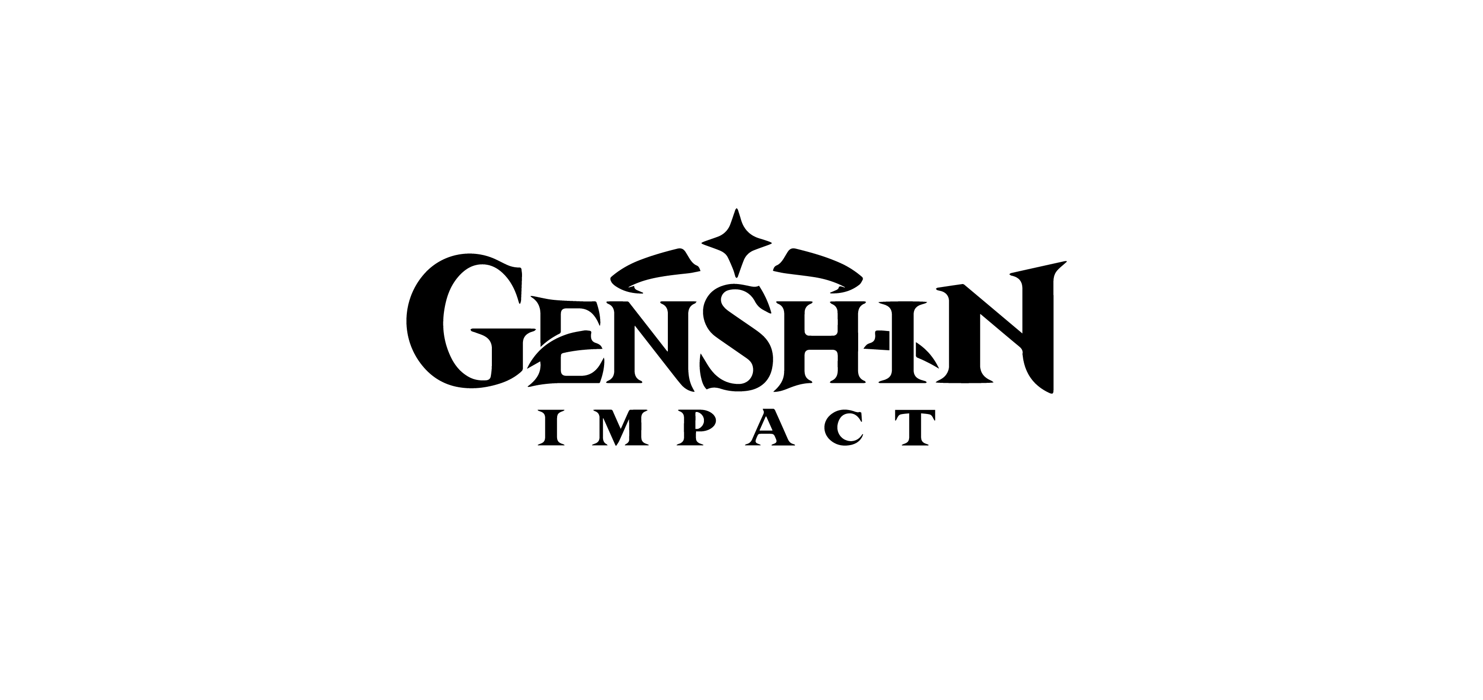 Genshin Impact Logo PNG Transparent Images PNG All