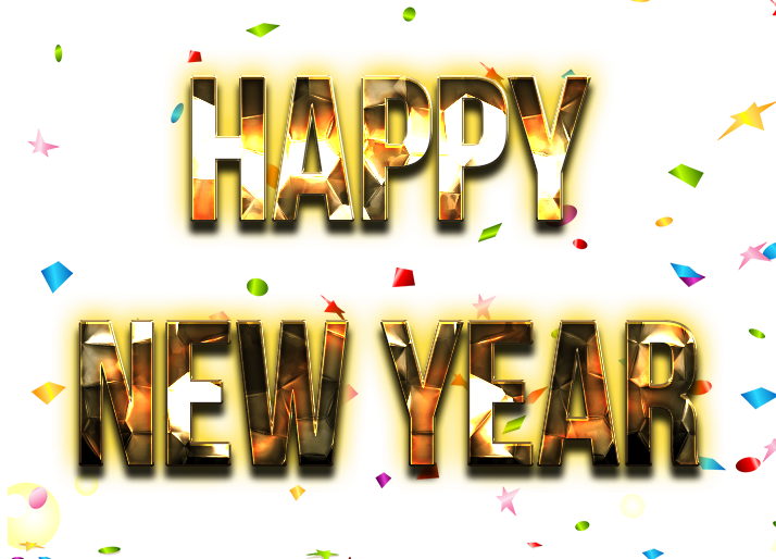 Happy New Year Word Png Transparent Images Png All