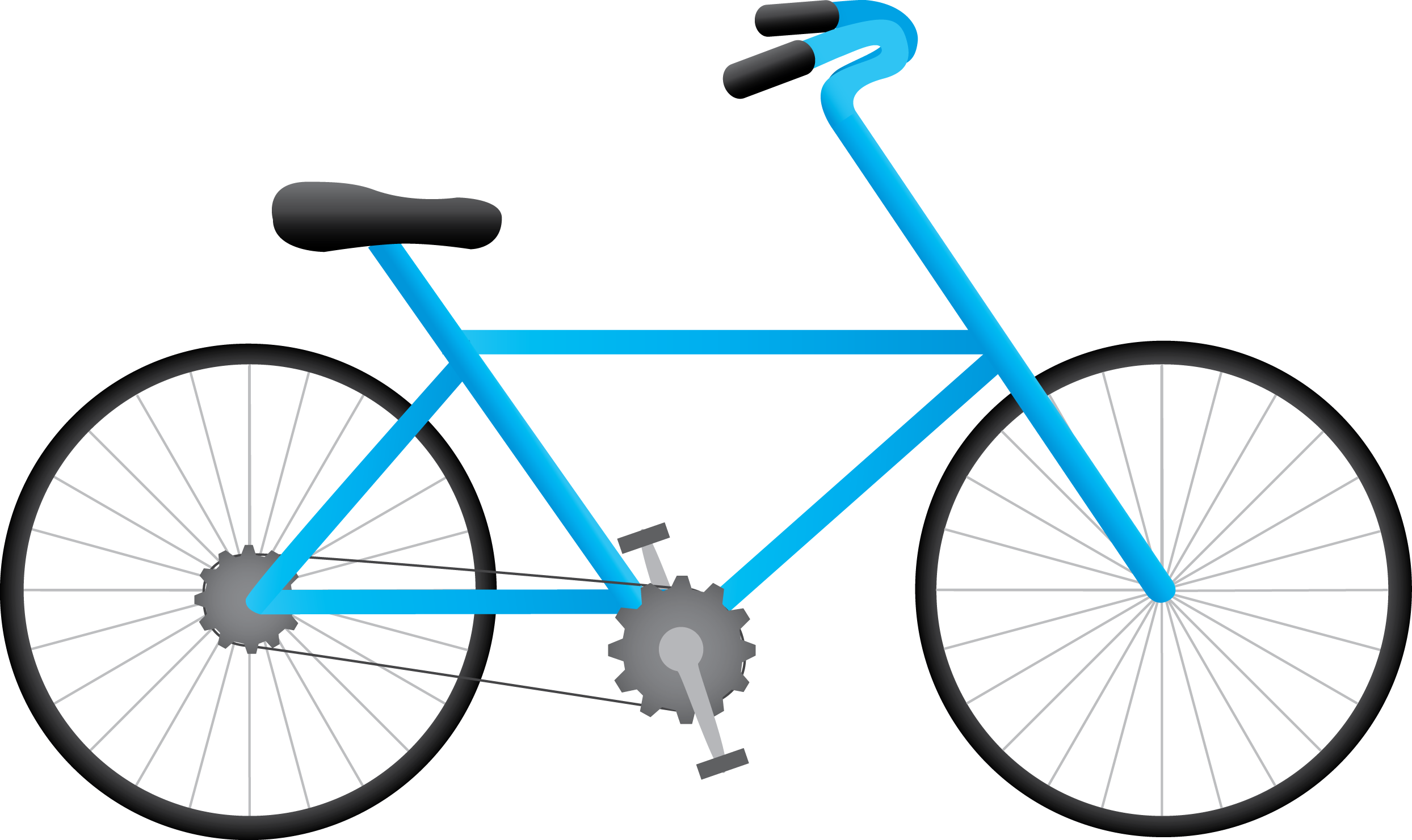 blue bike clipart - photo #31