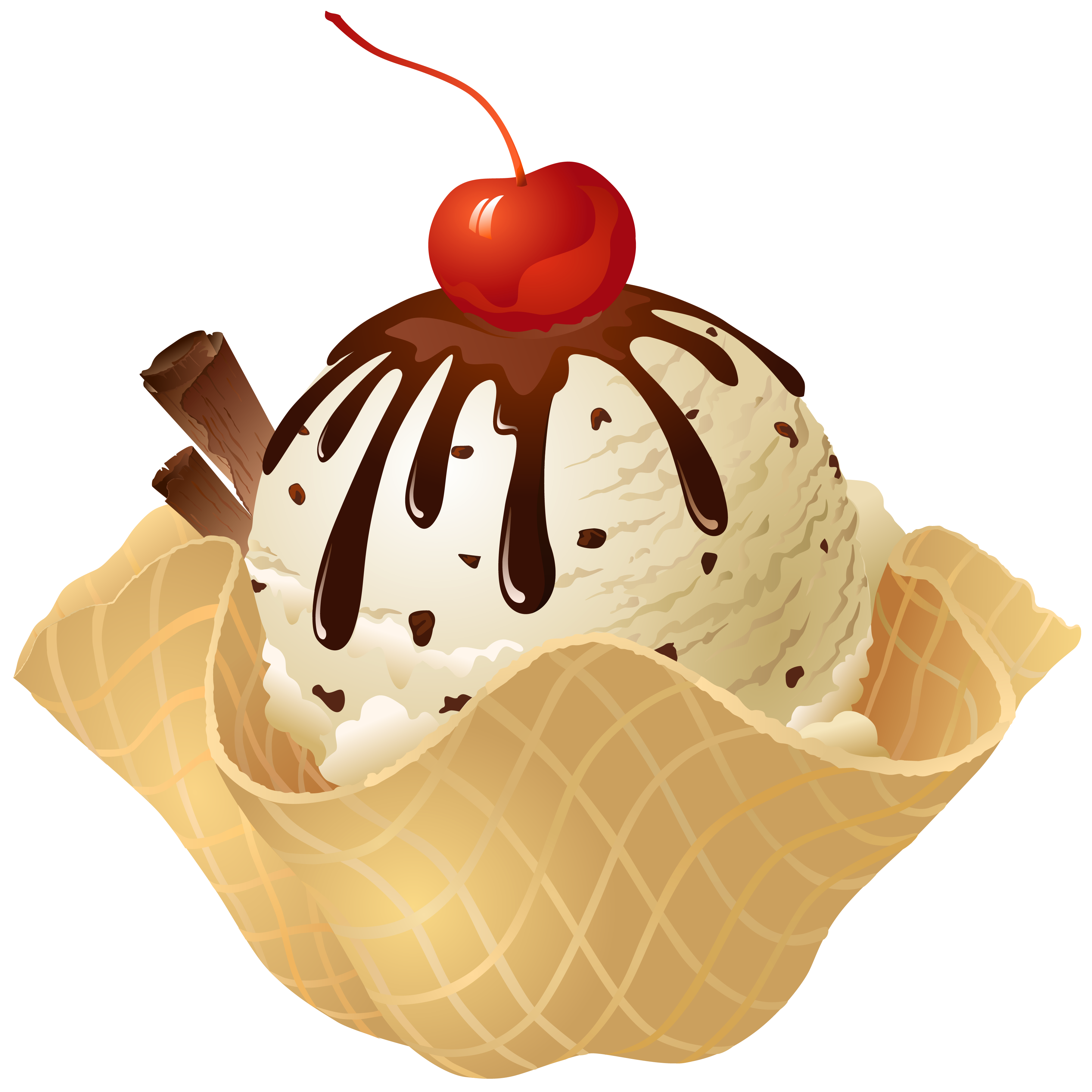 ice cream in a bowl clipart - photo #13