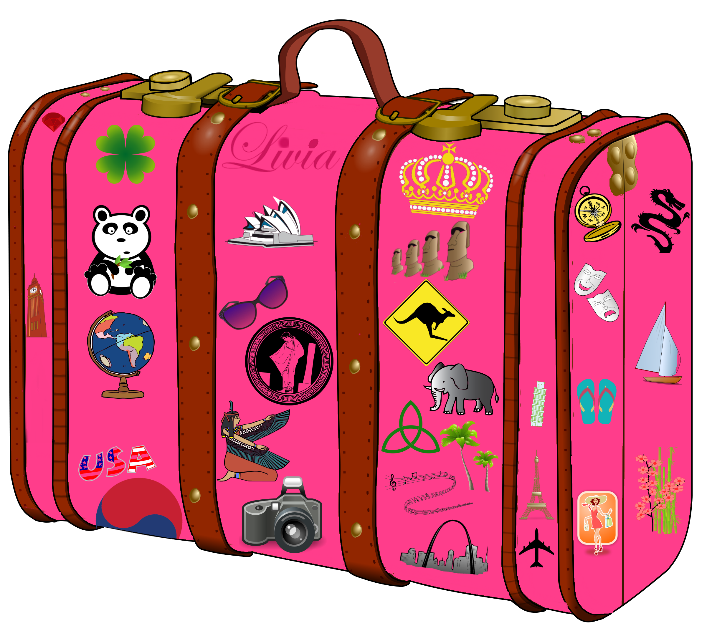 travel clipart luggage - photo #46