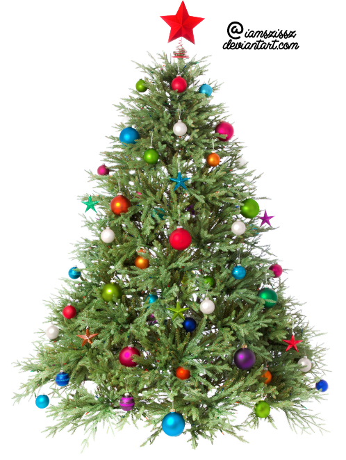 christmas tree clip art transparent background - photo #17