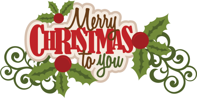 free clipart merry christmas text - photo #41