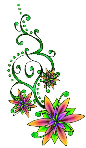 Flower Tattoo Png Transparent Images Png All