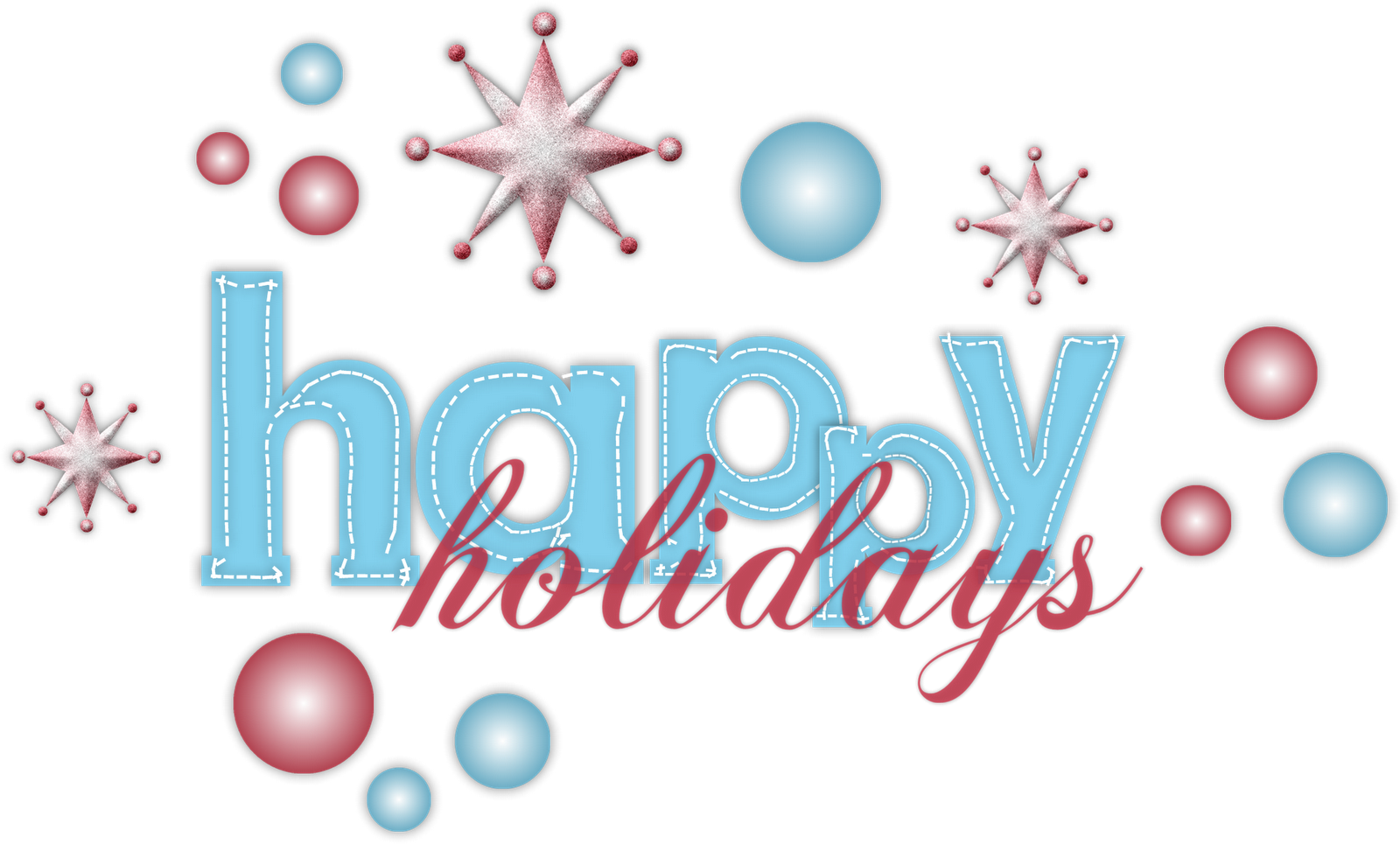 clip art happy holidays sign - photo #20