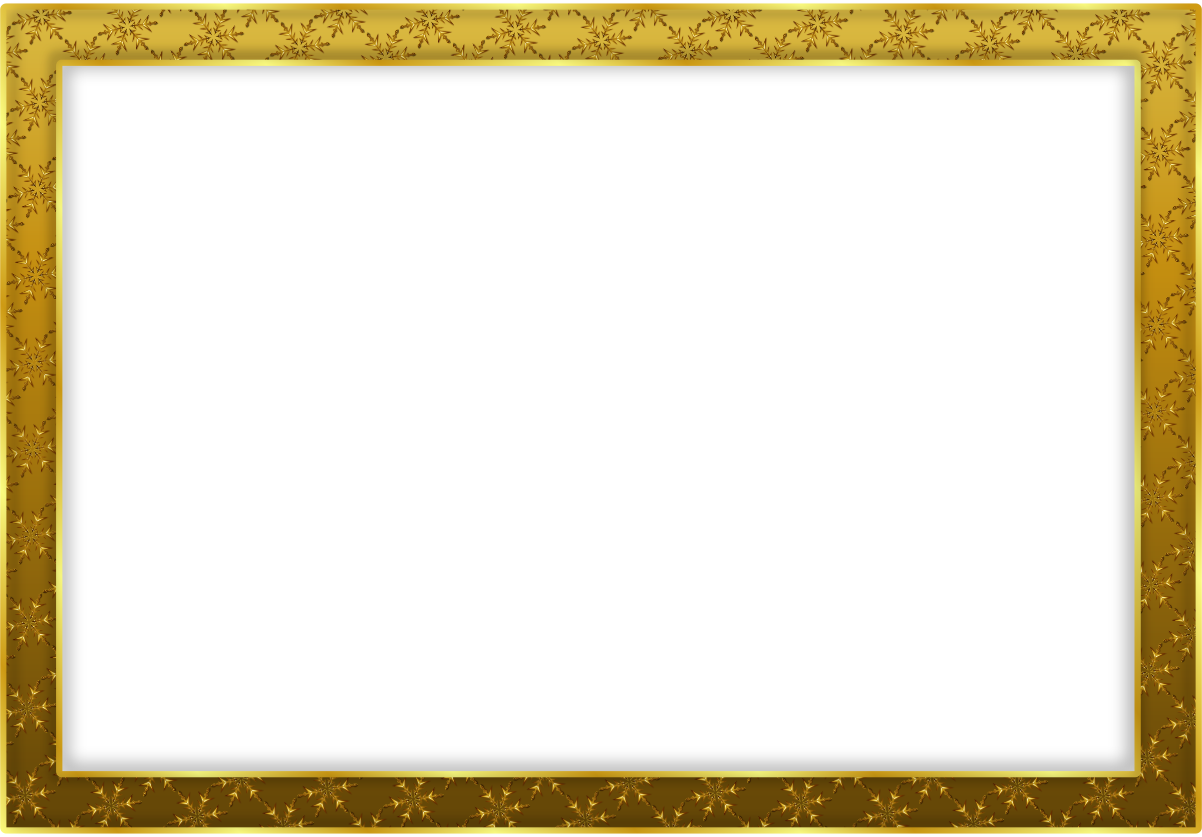 Gold Frame Free Png Image Png All