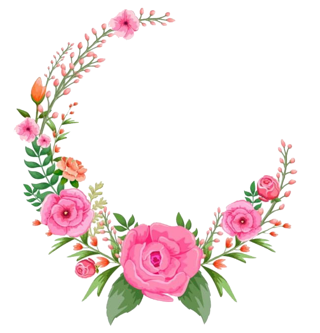 Round Flower Frame Png Picture Png All