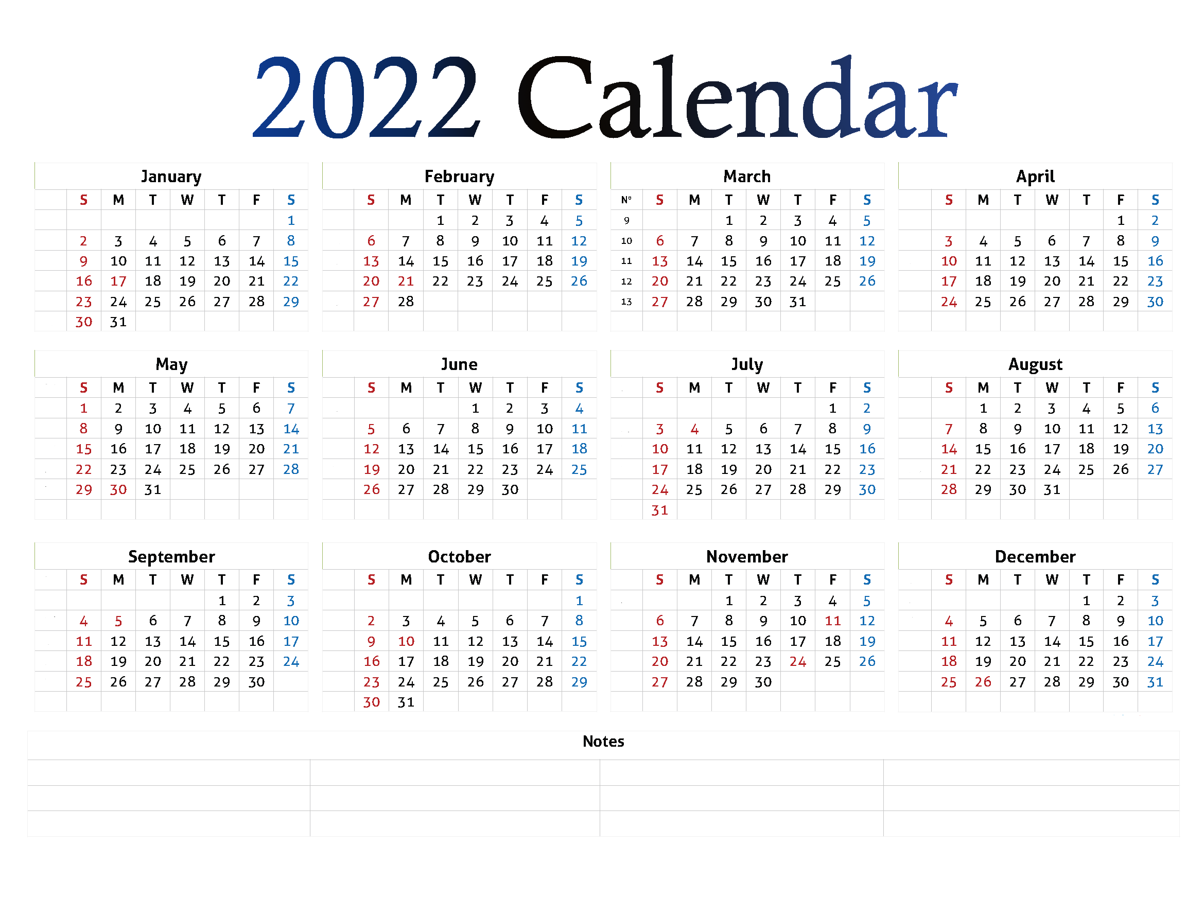 2022 Calendar PNG Transparent Images PNG All