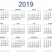 2019 Kalendaryo PNG Imahe