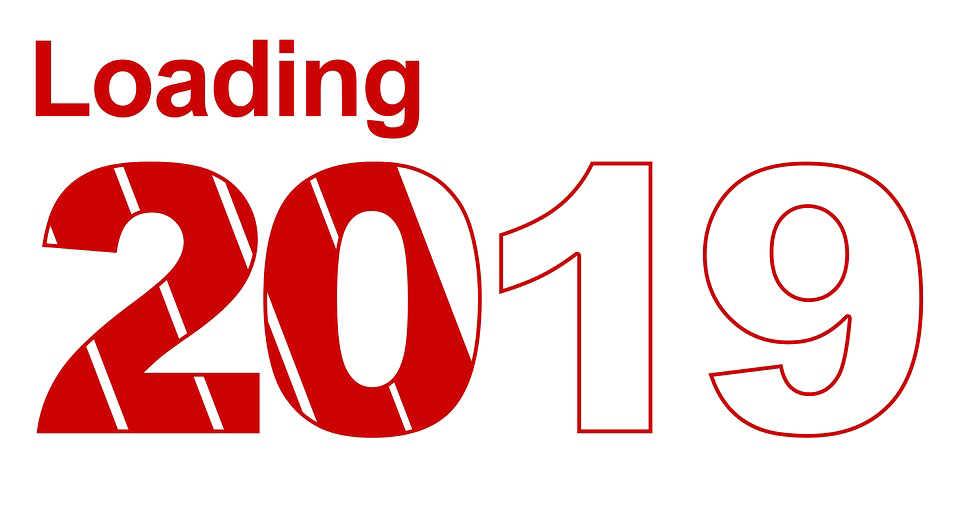 2019 New Year Text PNG Clipart