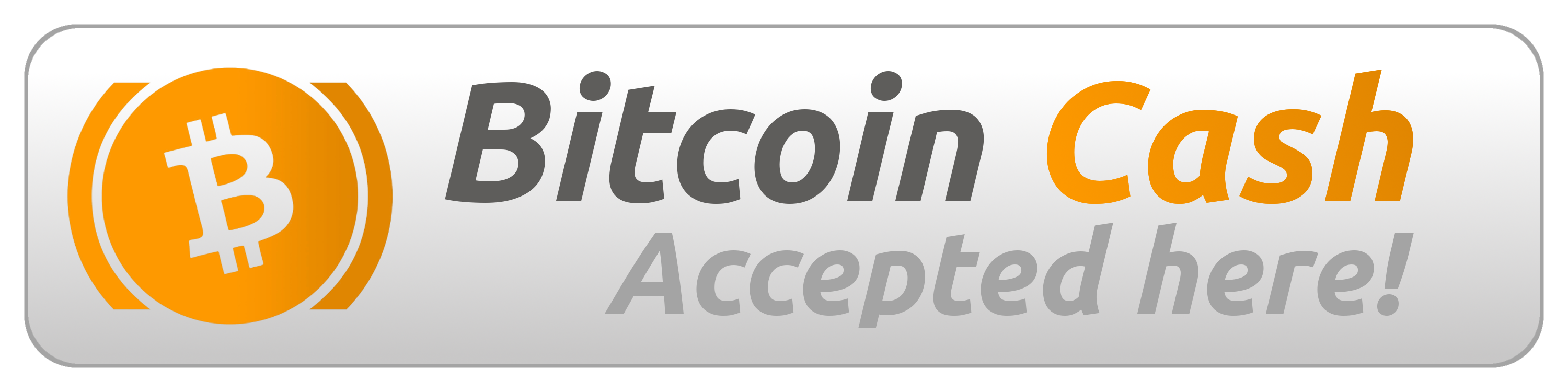 Bitcoin Accepted Here Button Free Download PNG
