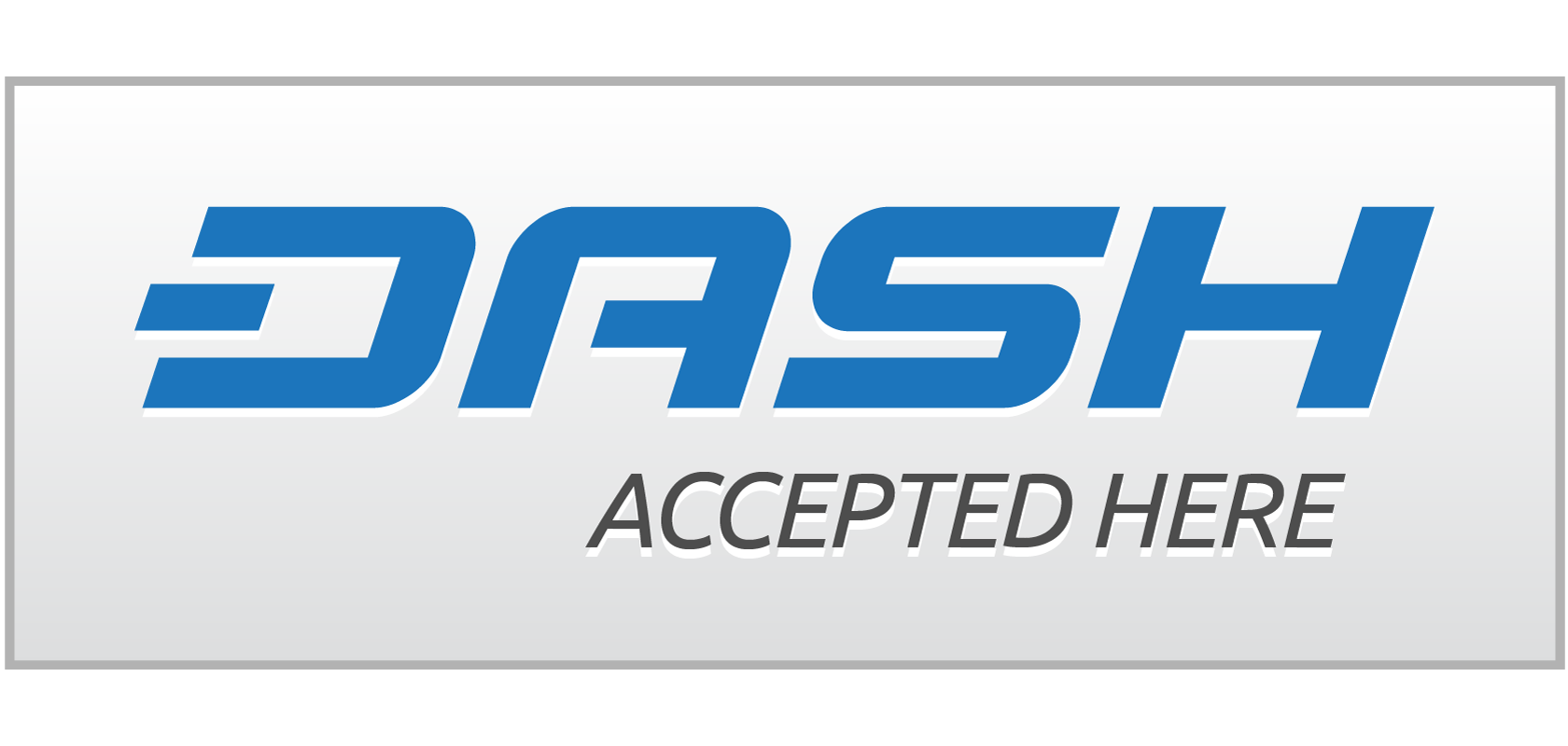 Dash Accepted Here Transparent
