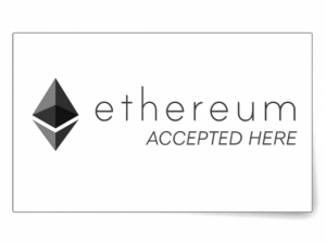 Ethereum Accepted Here Transparent