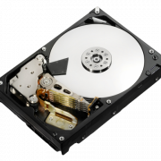 Hard disk transparan