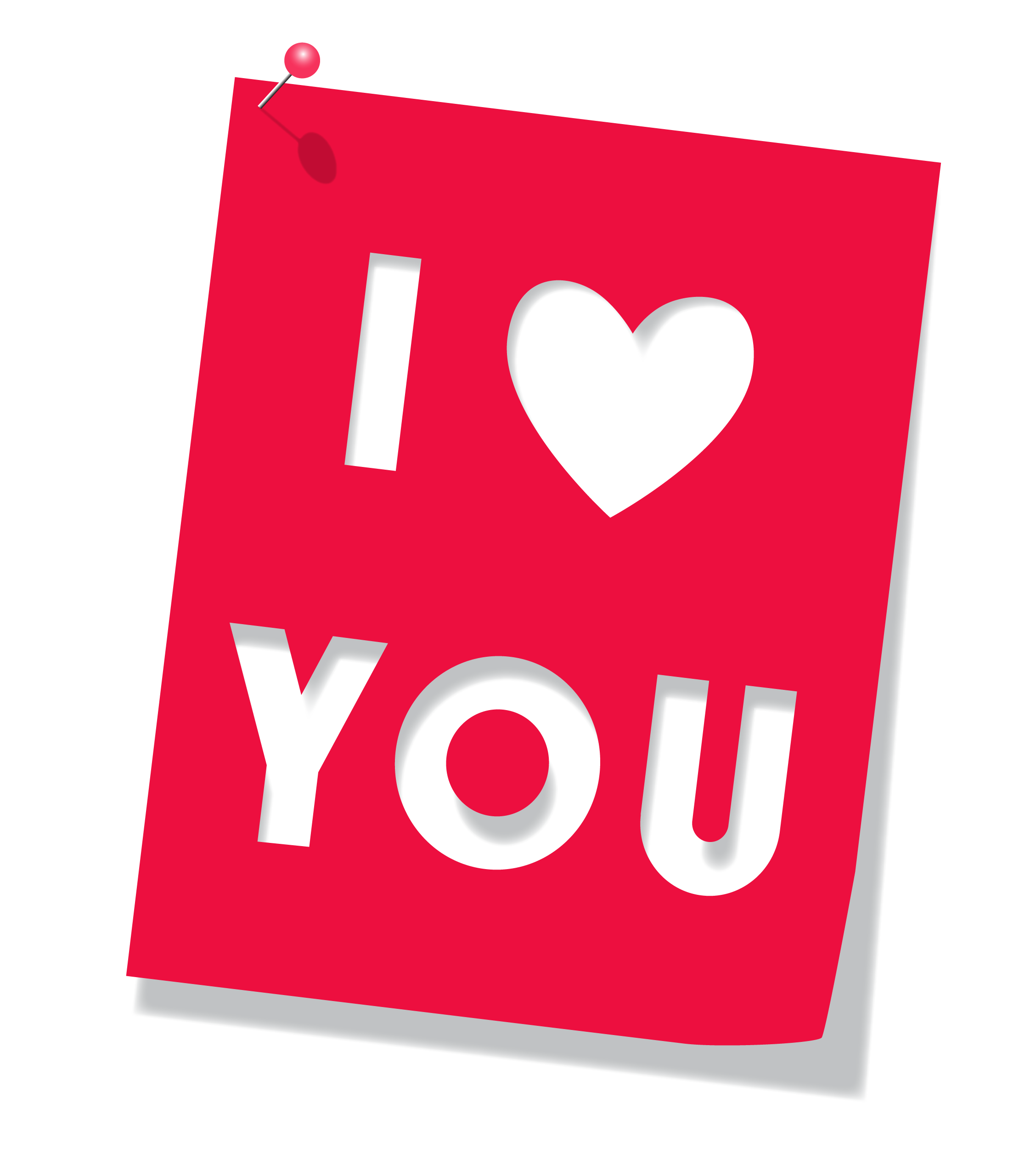 I Love You Text PNG Clipart