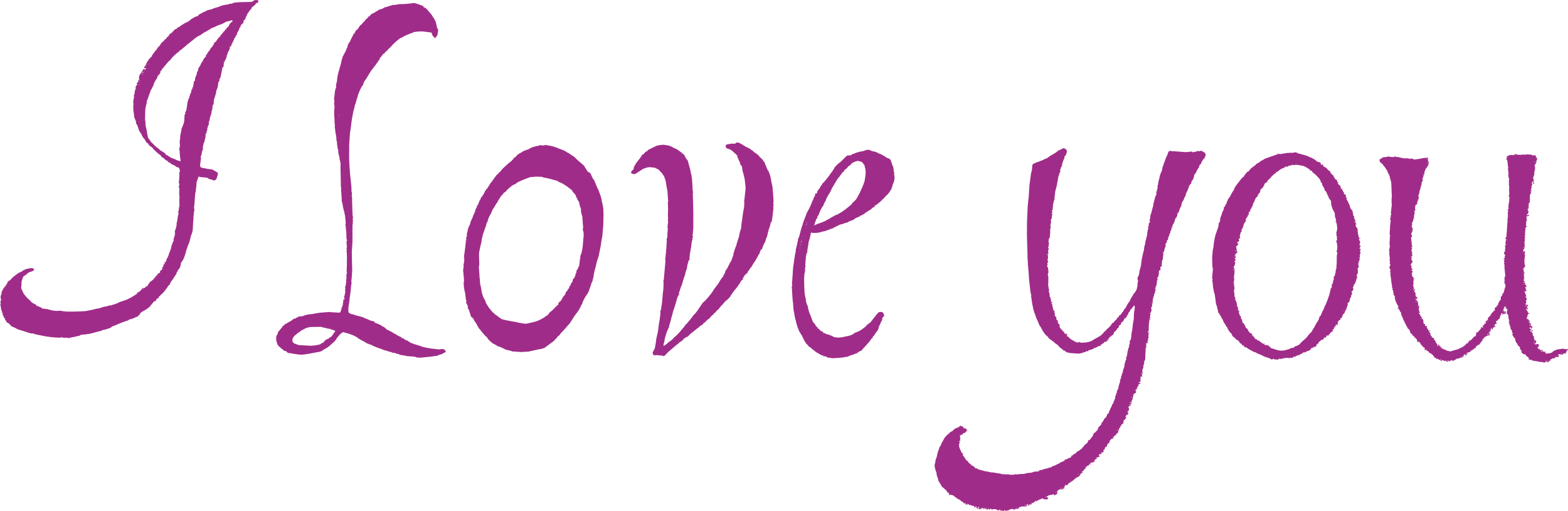 I Love You Text PNG Pic