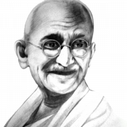 Mahatma Gandhi hochwertiger PNG