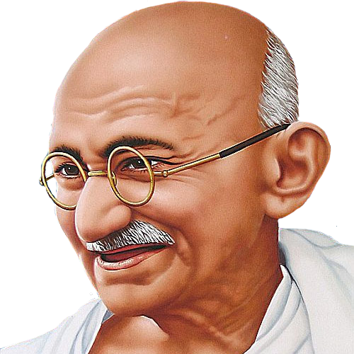 Mahatma Gandhi PNG dosyası