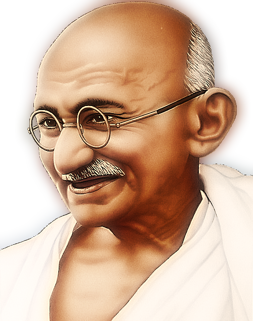 Mahatma Gandhi PNG -afbeelding