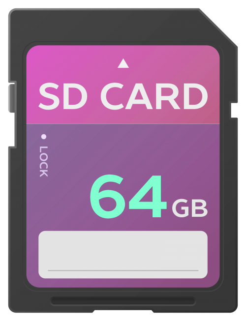 Cartão SD transparente