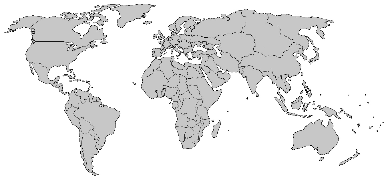 خريطة العالم PNG الموافقة المسبقة عن علم