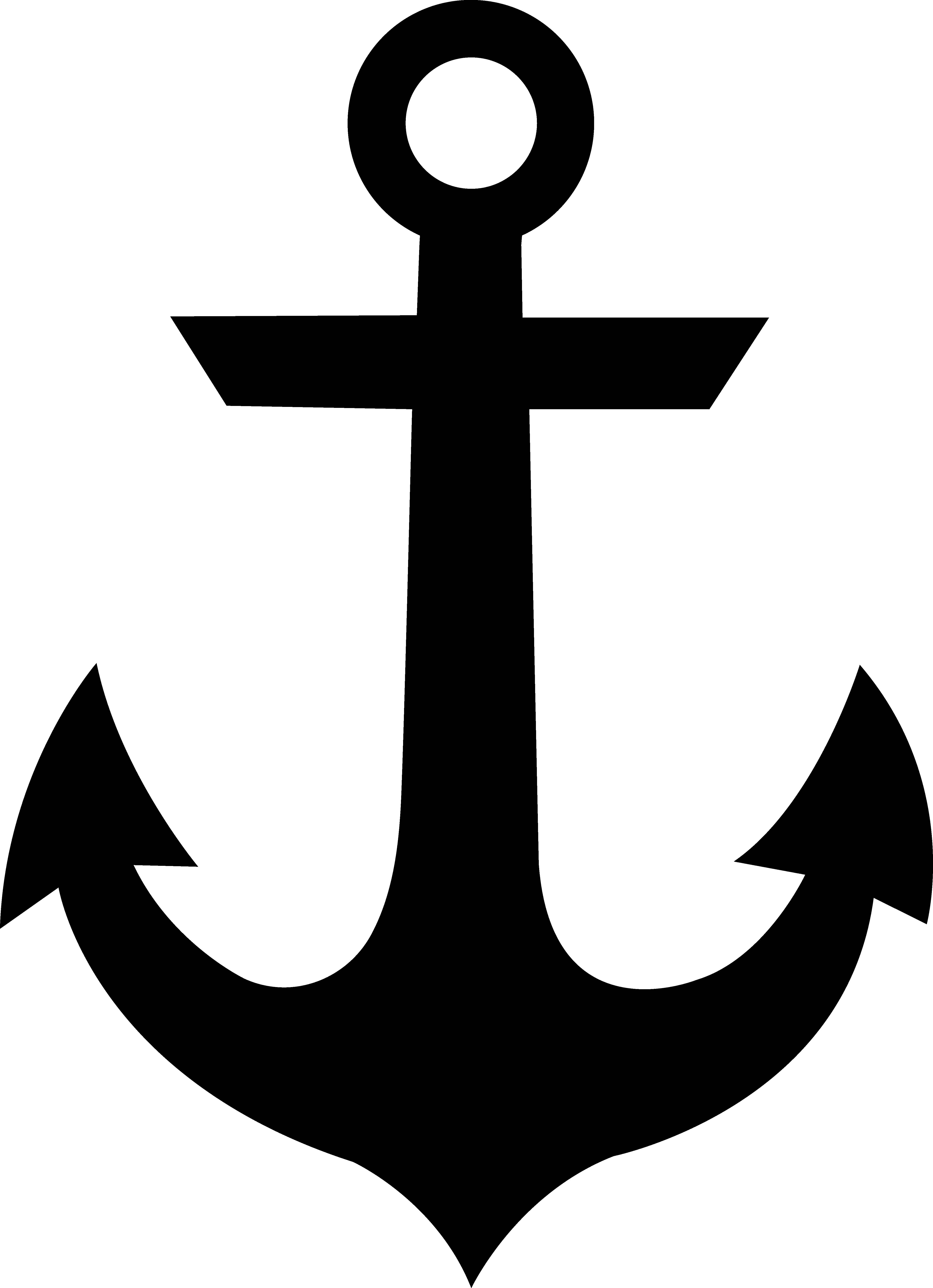 Anchor Silhouette PNG -afbeeldingen