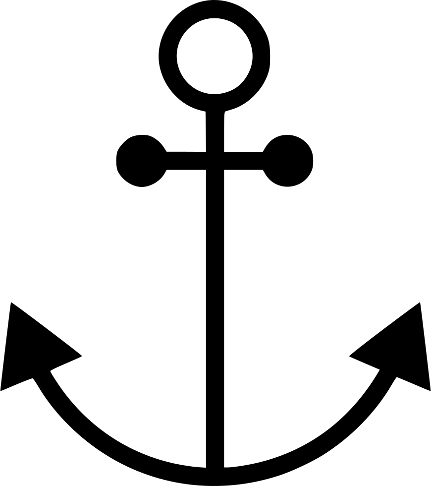 Anchor Silhouette PNG Pic