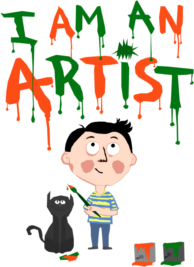 Artist Vector PNG Pic