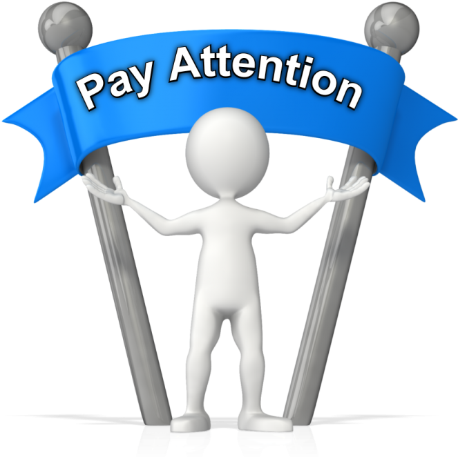 Attention PNG Image