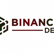 Logotipo de cripto de moneda de binance sin antecedentes
