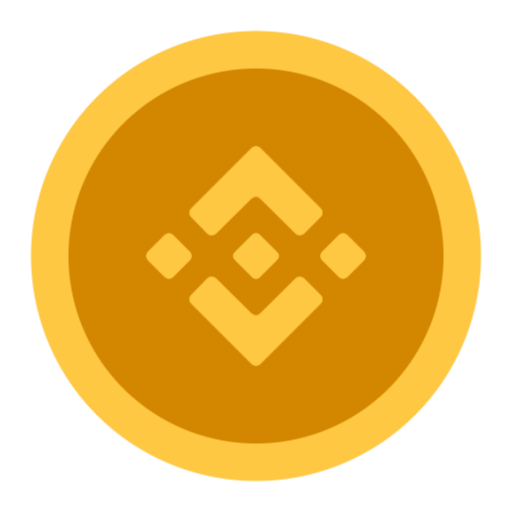 Binance Coin Crypto Logo PNG Background