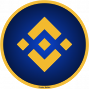 Binance Coin Crypto Logo PNG HD -afbeelding