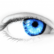 Голубые глаза PNG фон