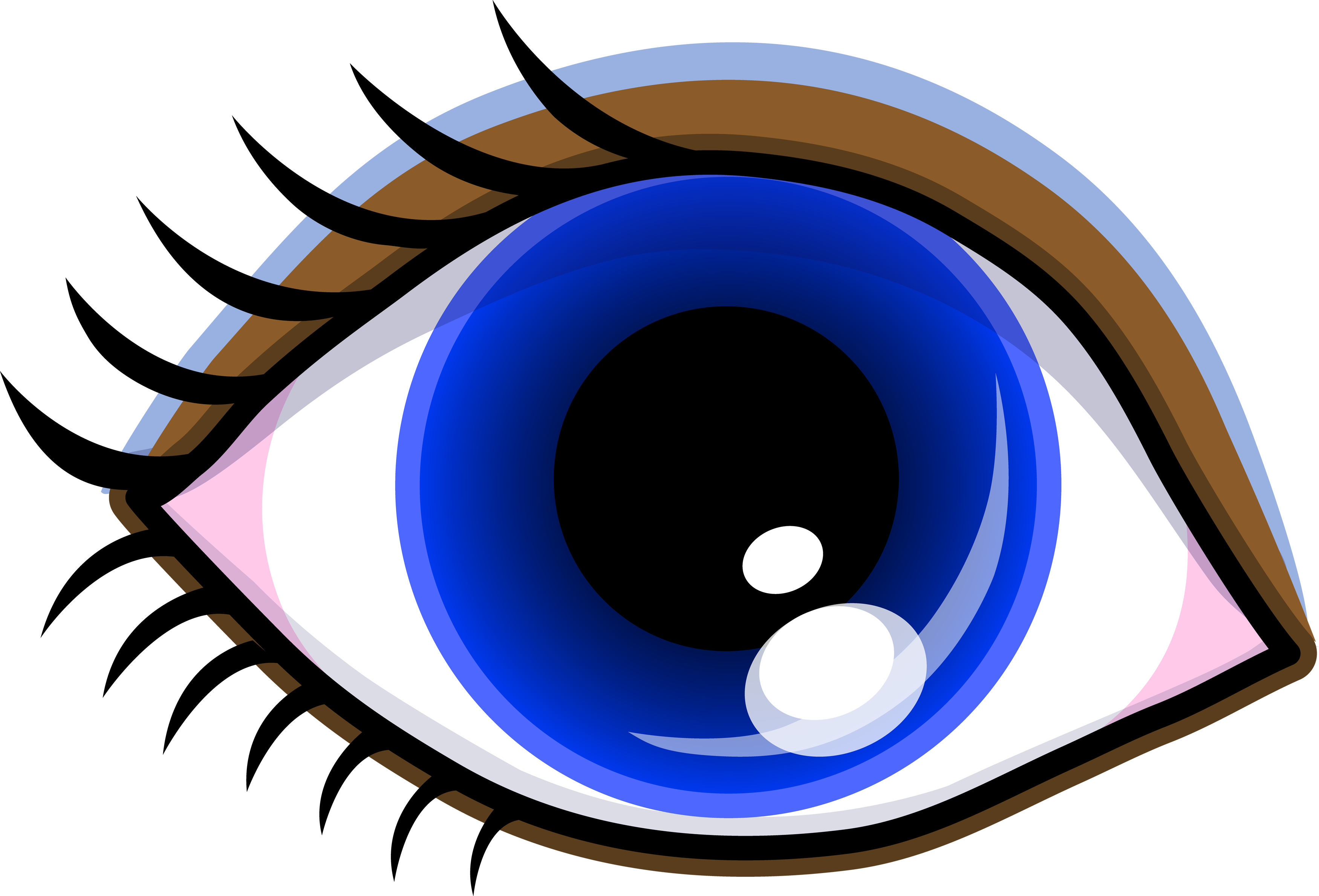 Blue Eyes Vector Background PNG