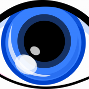 PNG do vetor de olhos azuis