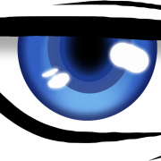 File png vektor mata biru