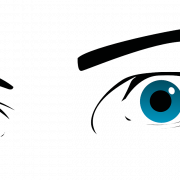Голубые глаза вектор PNG Image HD