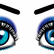 Mavi gözler vektör png fotoğrafı