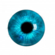 Immagine png vettoriale degli occhi blu