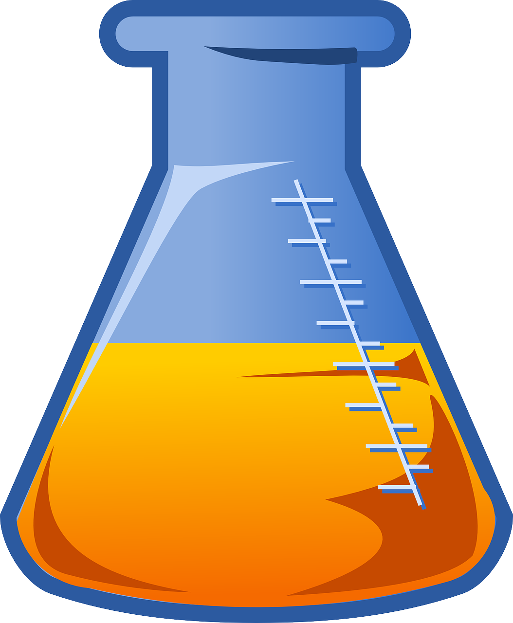 Chemical Laboratory Flask PNG Cutout