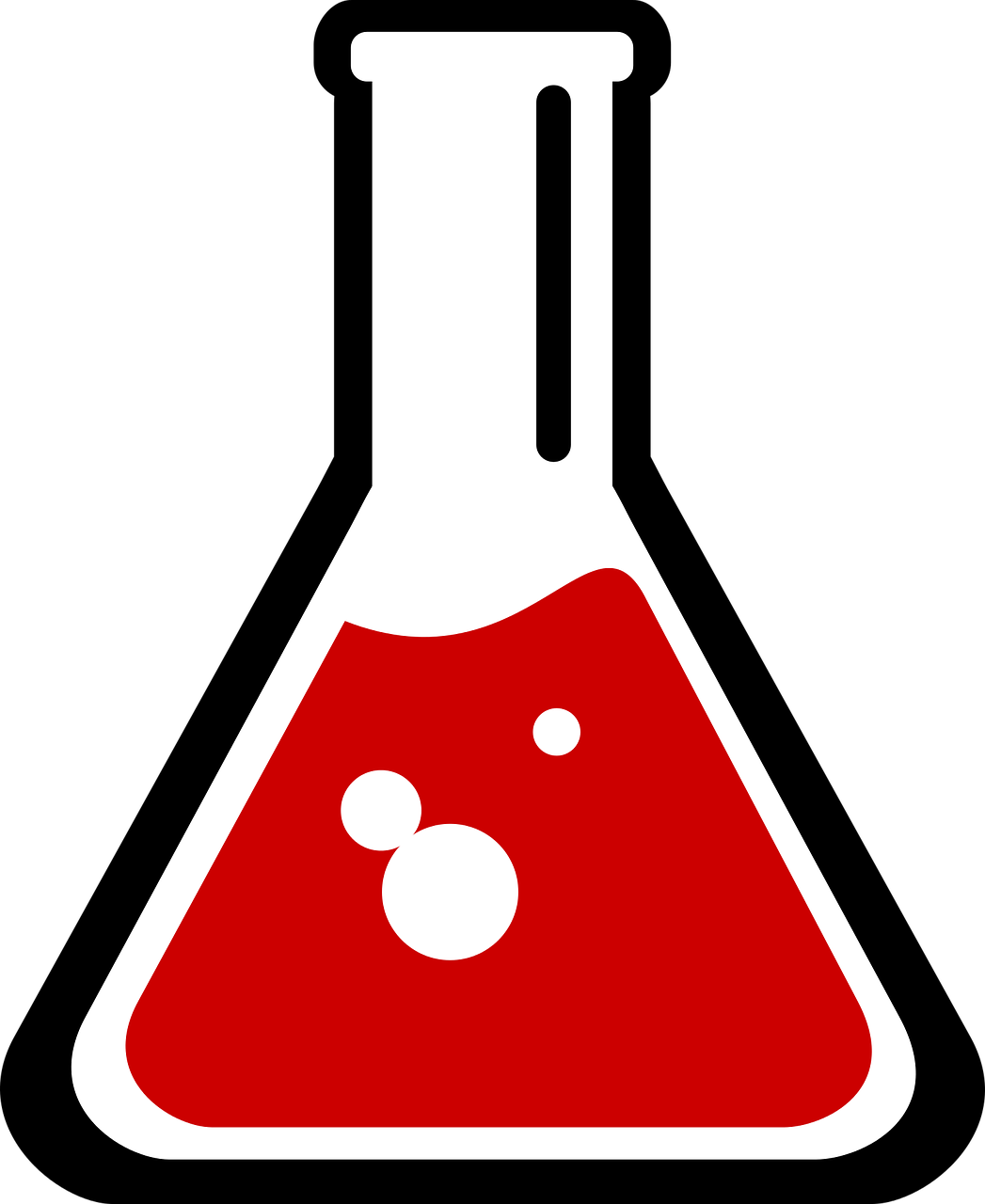 Chemical Laboratory Flask Transparent