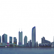 Cutout da paisagem da cidade