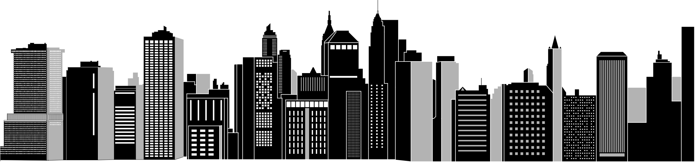 Cityscape Silhouette Download Free PNG