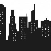 Cityscape Silhouette PNG Image HD