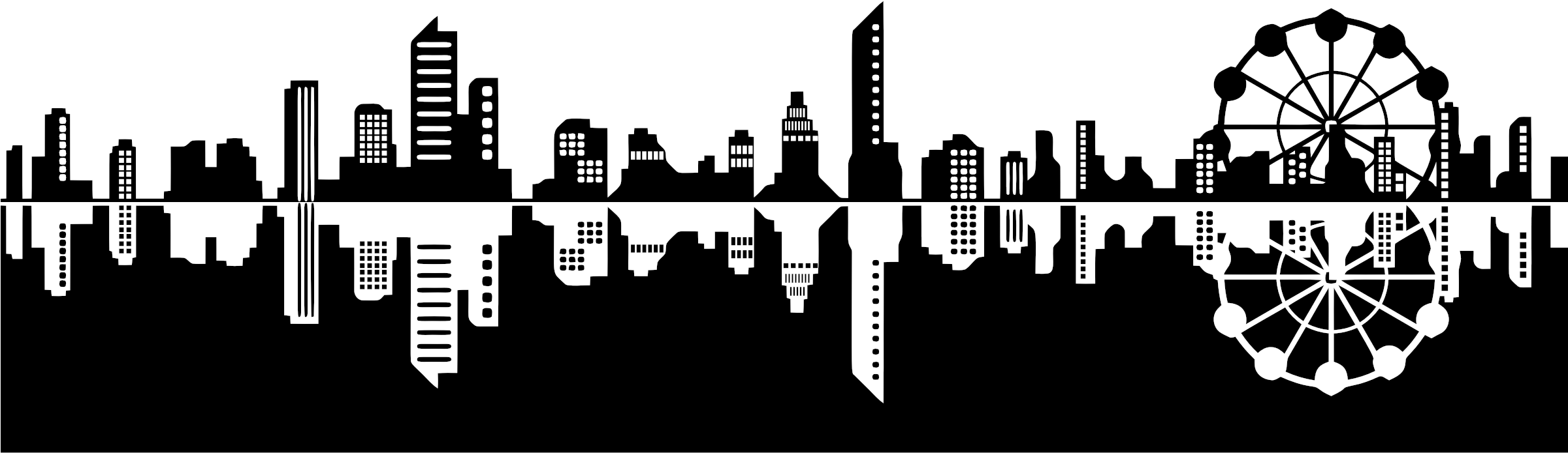 Cityscape Silhouette PNG Images