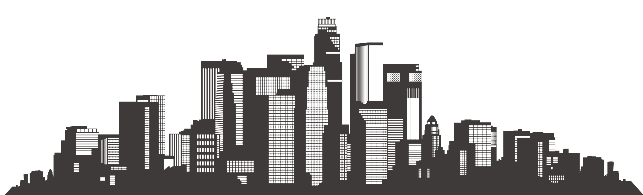 Cityscape Silhouette PNG