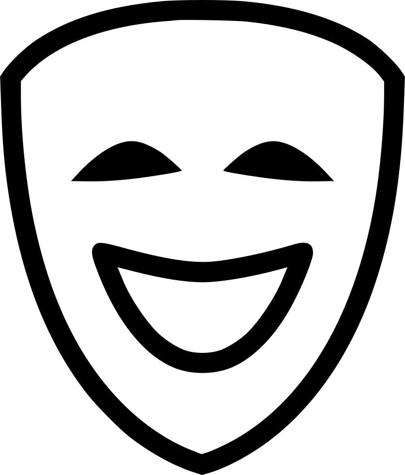 Comedy Mask PNG Pic