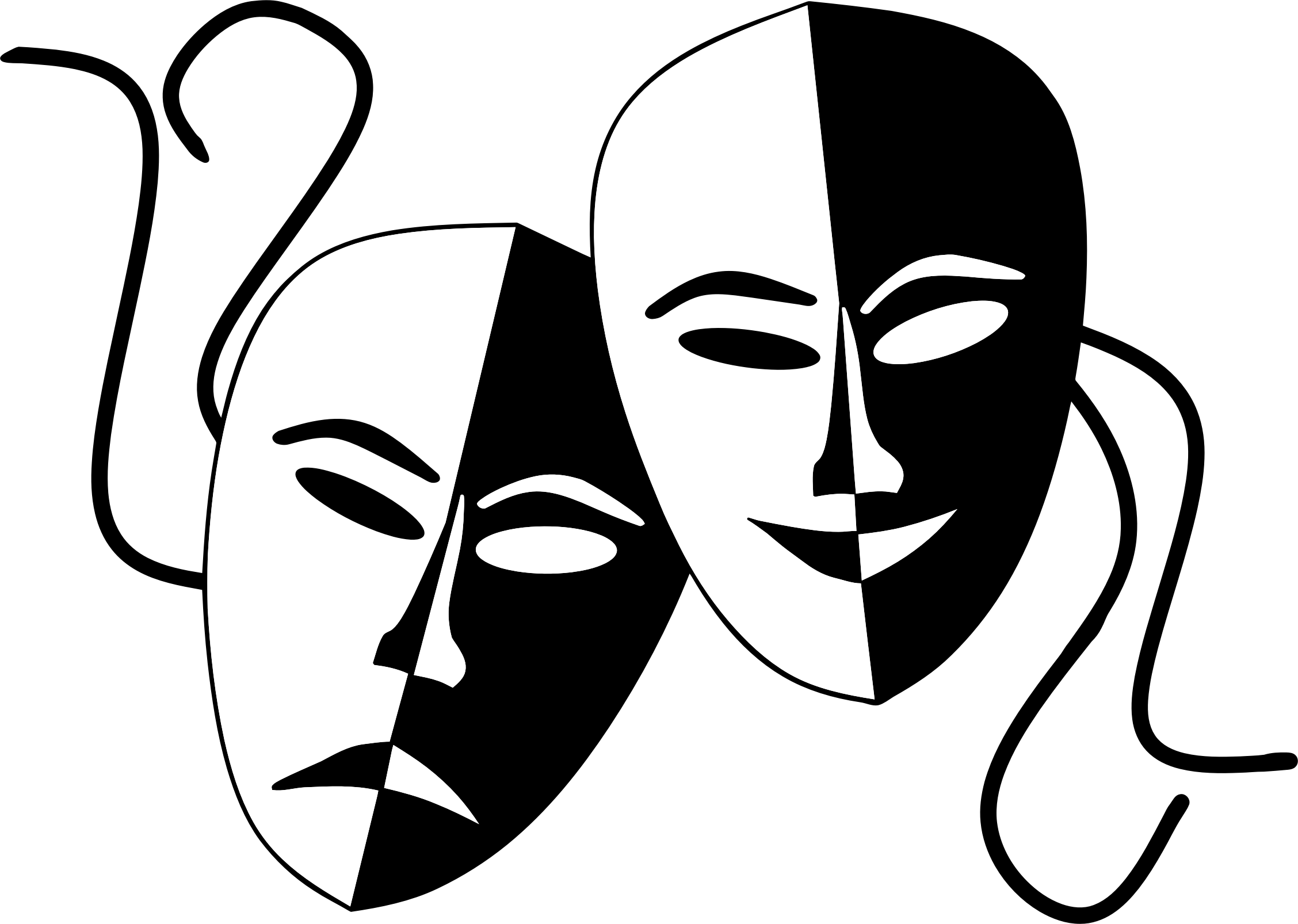 Comedy Mask PNG Picture