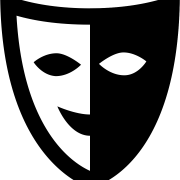 Comedy -Maske transparent