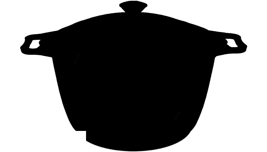 Cooking Pot Silhouette PNG Clipart